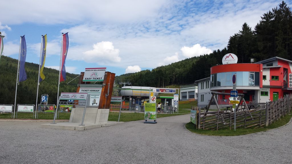 Valley station in Mönichkirchen (chair lift)