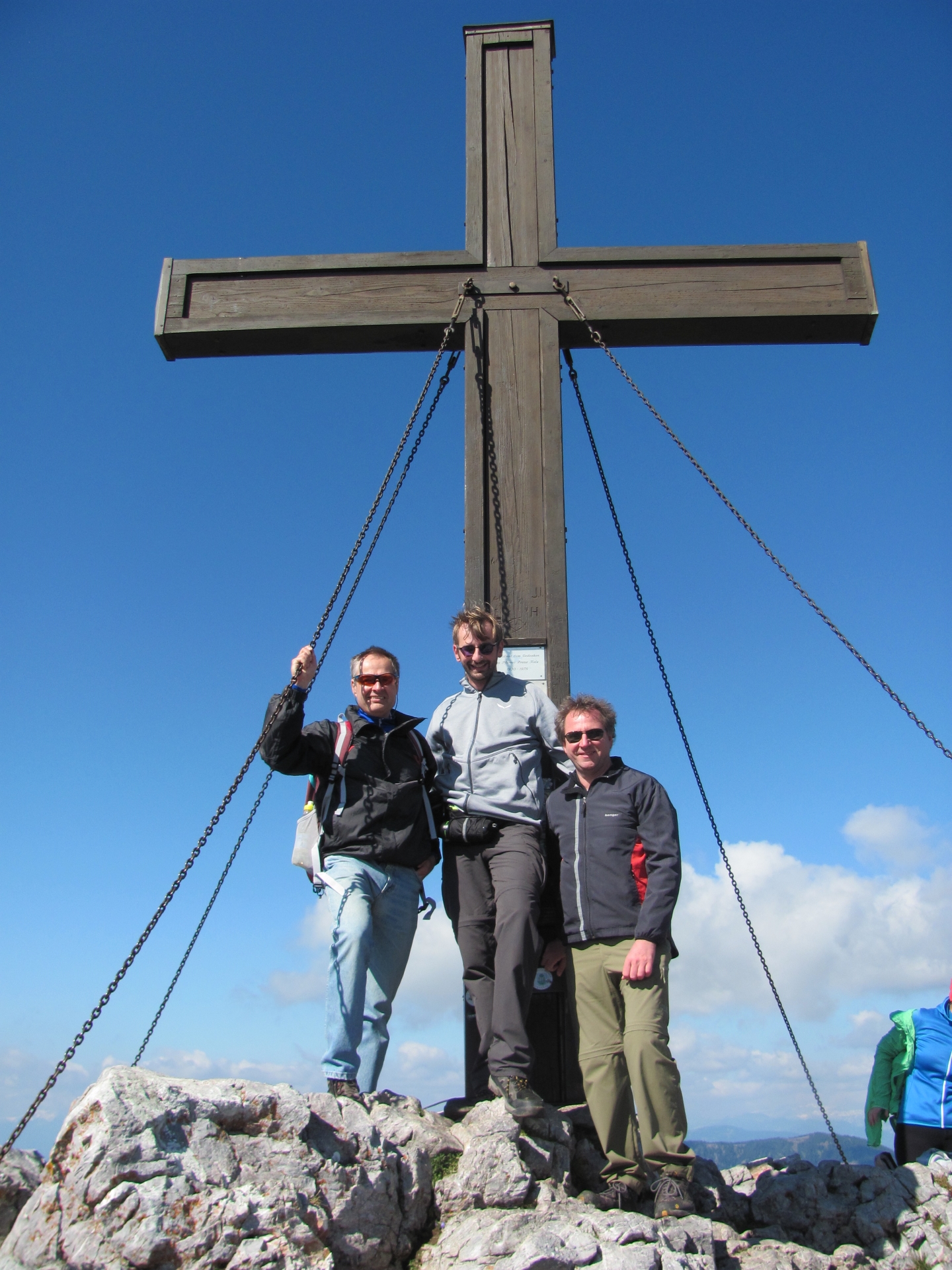 Herbert, Stefan and Hannes at the top