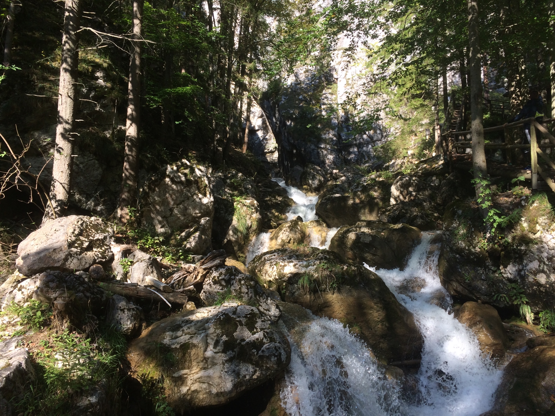 Waterfalls in the Bärenschützklamm