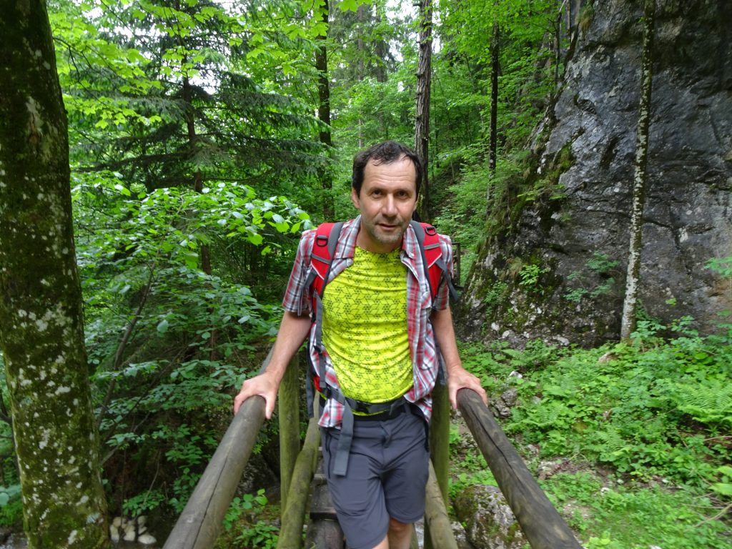 Hans in the Bärenschützklamm