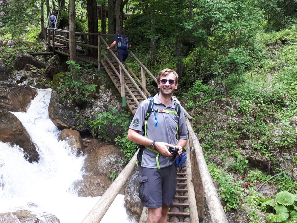 Stefan enjoying the Bärenschützklamm