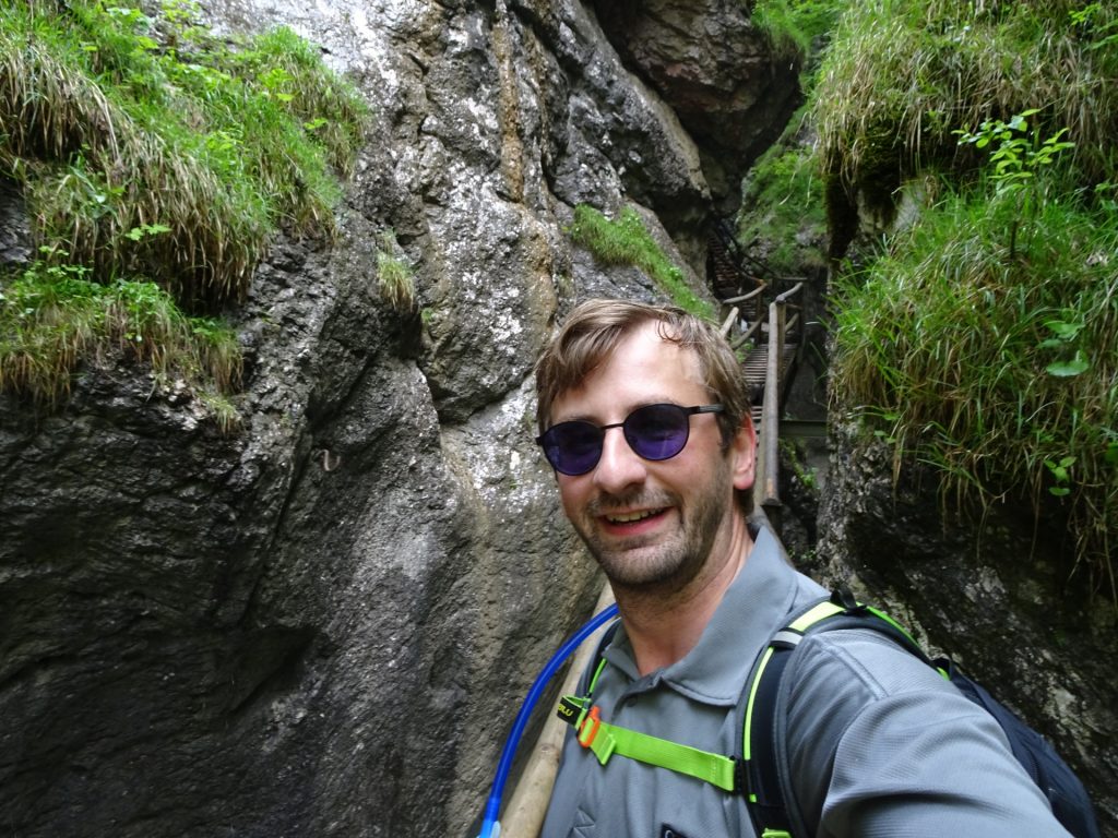 Stefan in the Bärenschützklamm