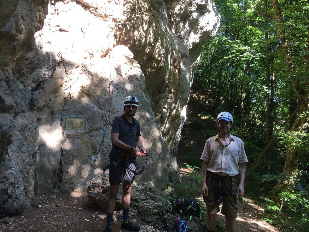 Stefan and Herbert preparing for the Währingersteig