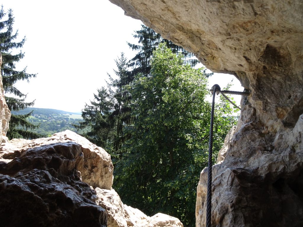 Towards the crux (out of the cave)