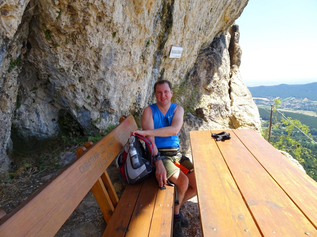 Well deserved break at Karnitsch Stüberl