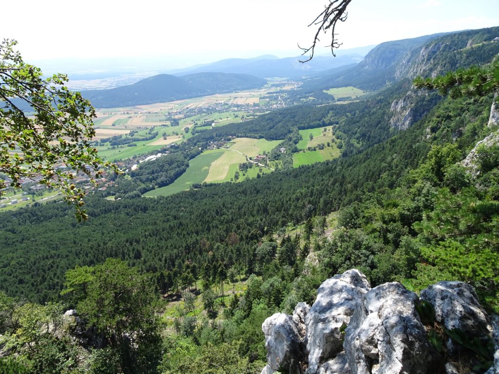 View from Hanslsteig