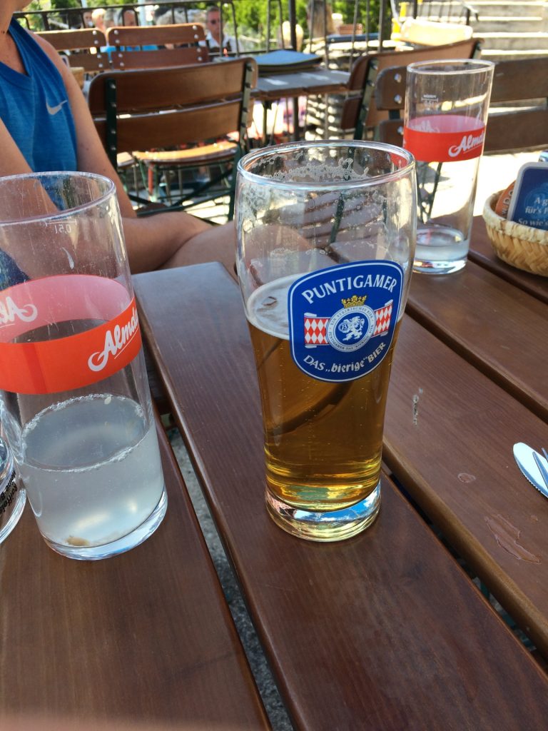 Well deserved!!! (waiting for Lunch at Kohlröserlhaus)