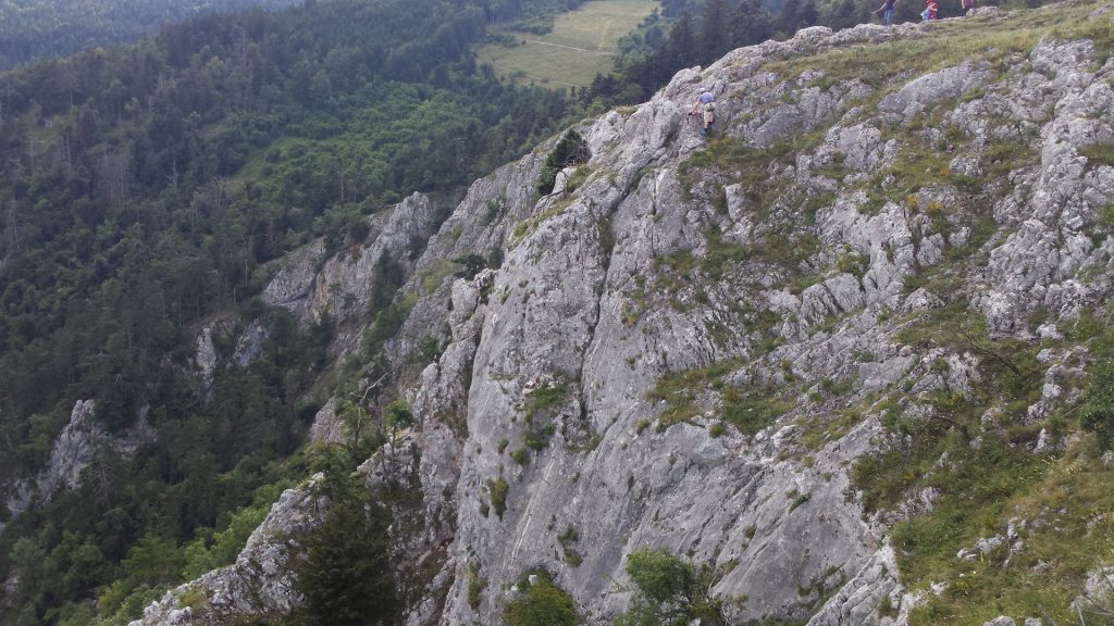 The HTL Steig (via ferrata Cat. E - extremly difficult)