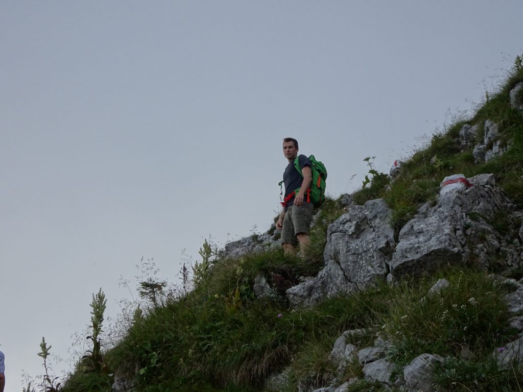 Oliver leading the group