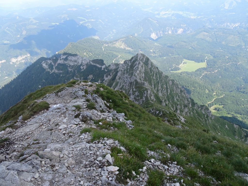 View from the end of Rauher Kamm trail