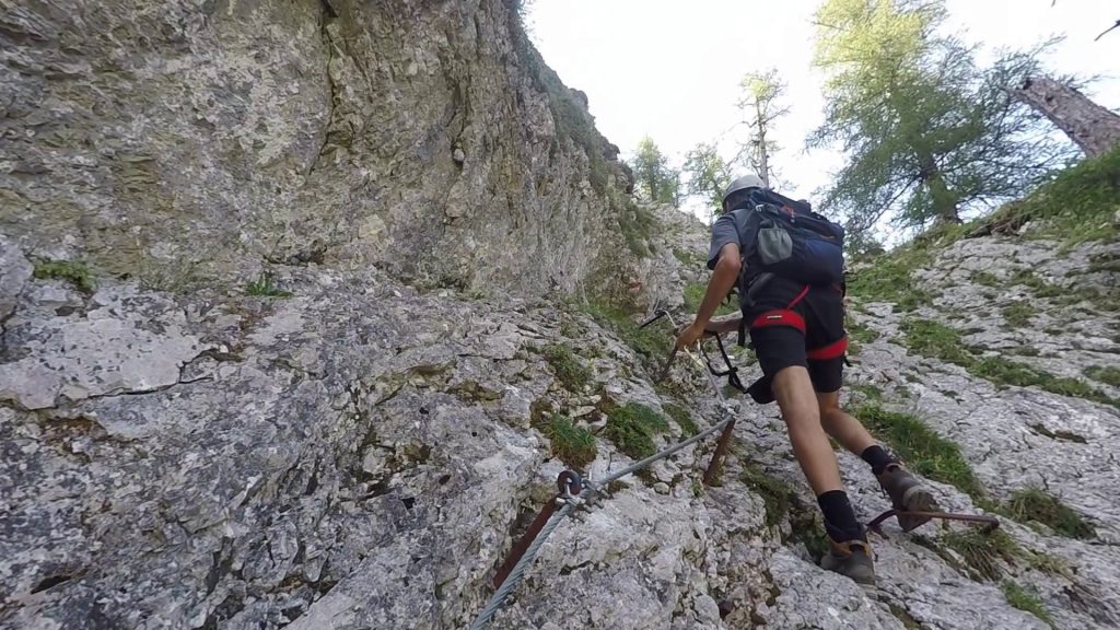 Bernhard climbing