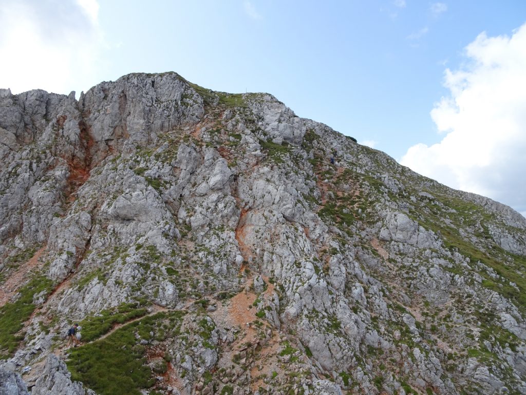 Final climbing part of Nandlsteig