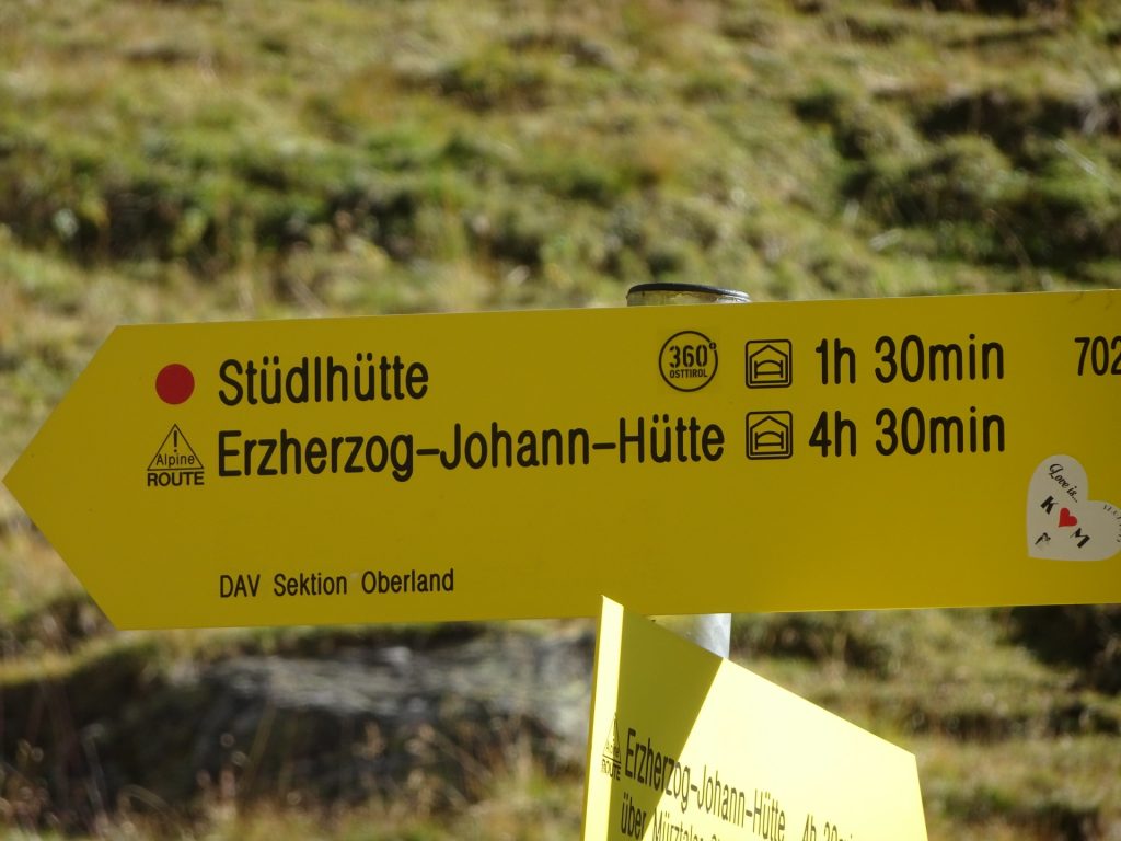 Towards the Stüdlhütte