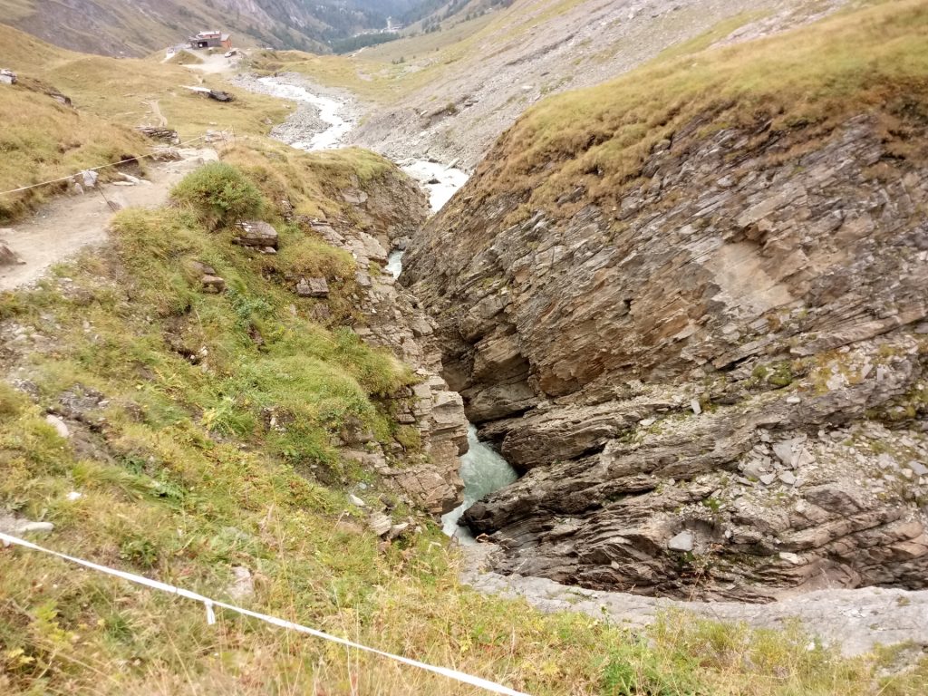 Way downwards towards Lucknernhütte