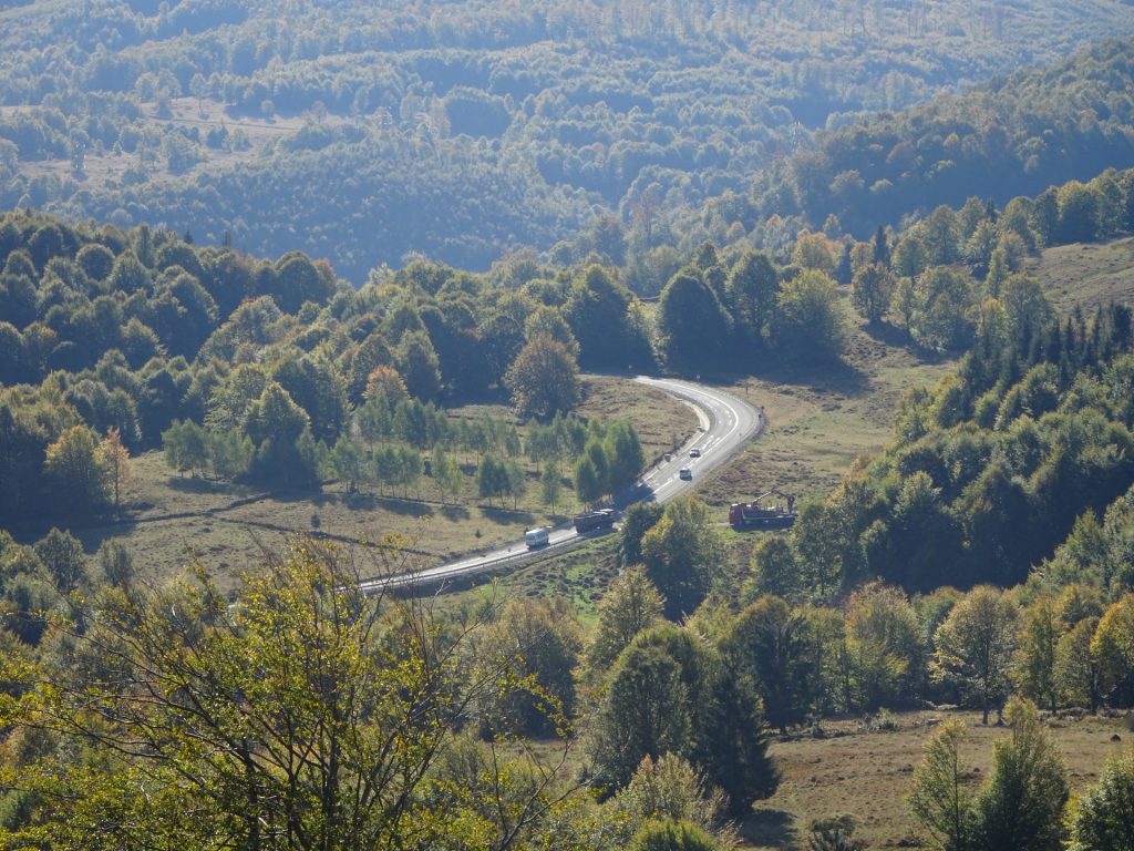 View towards parking (starting point)