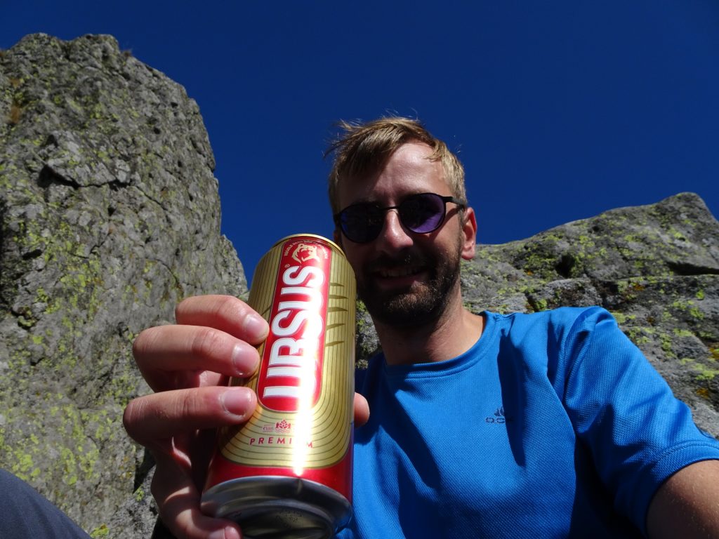 Well-deserved Romanian victory-beer