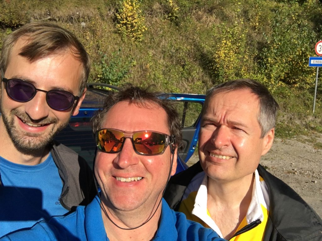 Stefan, Hannes and Herbert looking forward to the "Glockner Cool-off Tour"