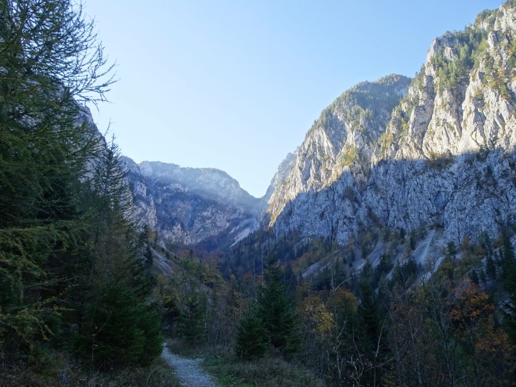 Trail through the beautiful Höllental