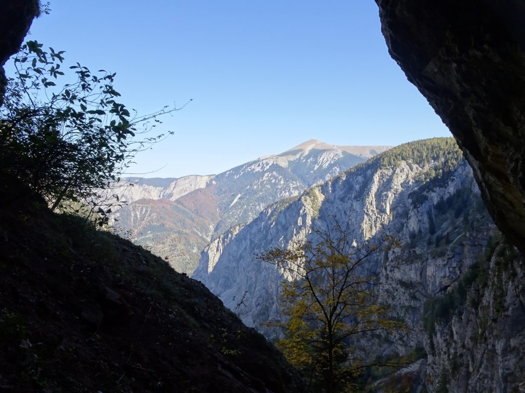 View towards Schneeberg from the Gaisloch