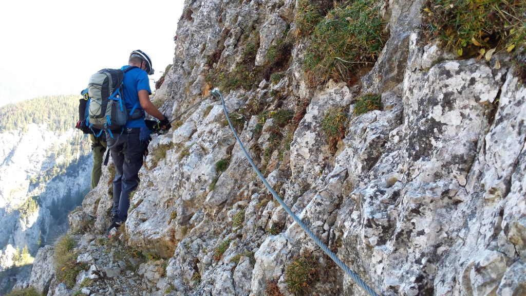 Hannes and Stefan on the traverse