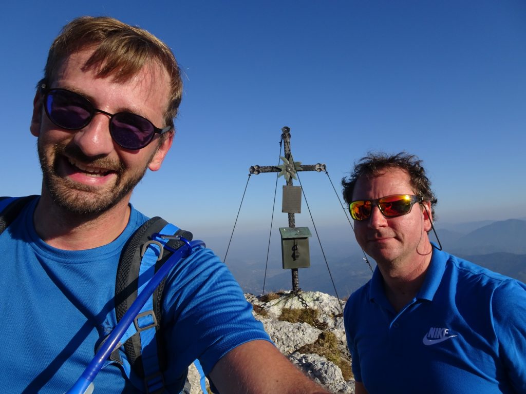 Stefan and Hannes at the Törlkopf