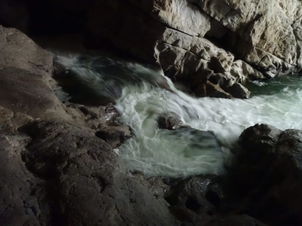 Rika river in the cave (Tour #2)