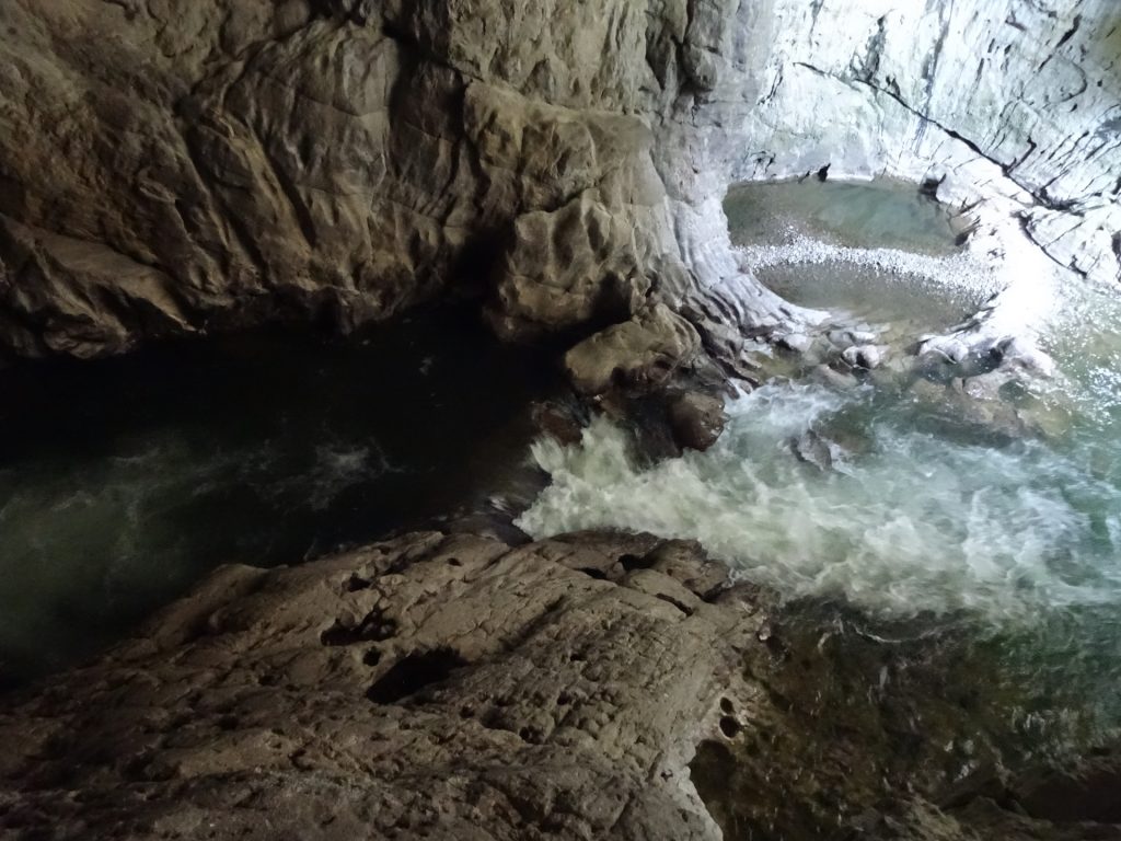 Rika river in the cave