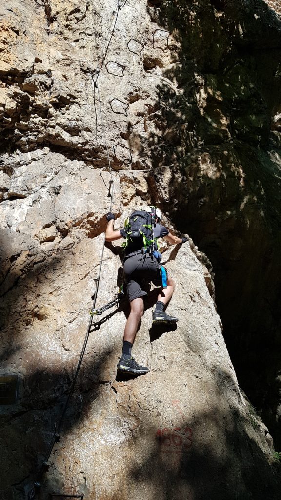 Climbing up the Währingersteig