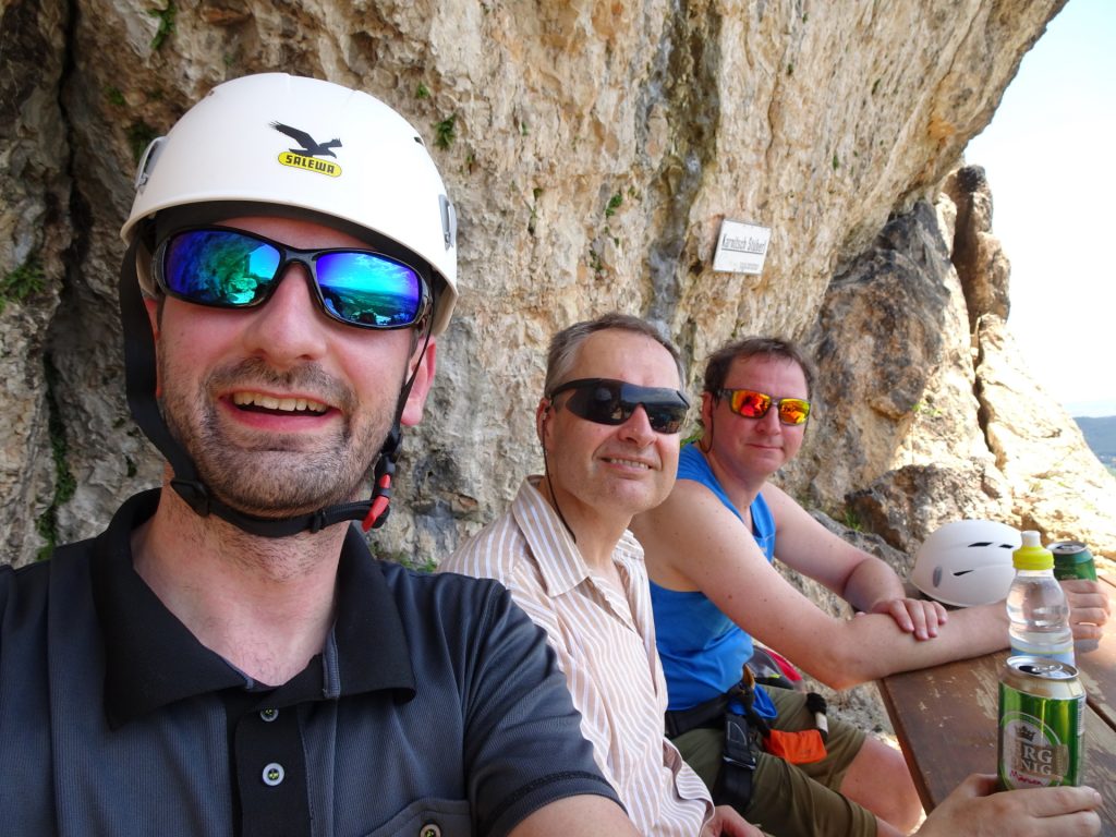 Stefan, Herbert and Hannes enjoying Karnisch-Stüberl