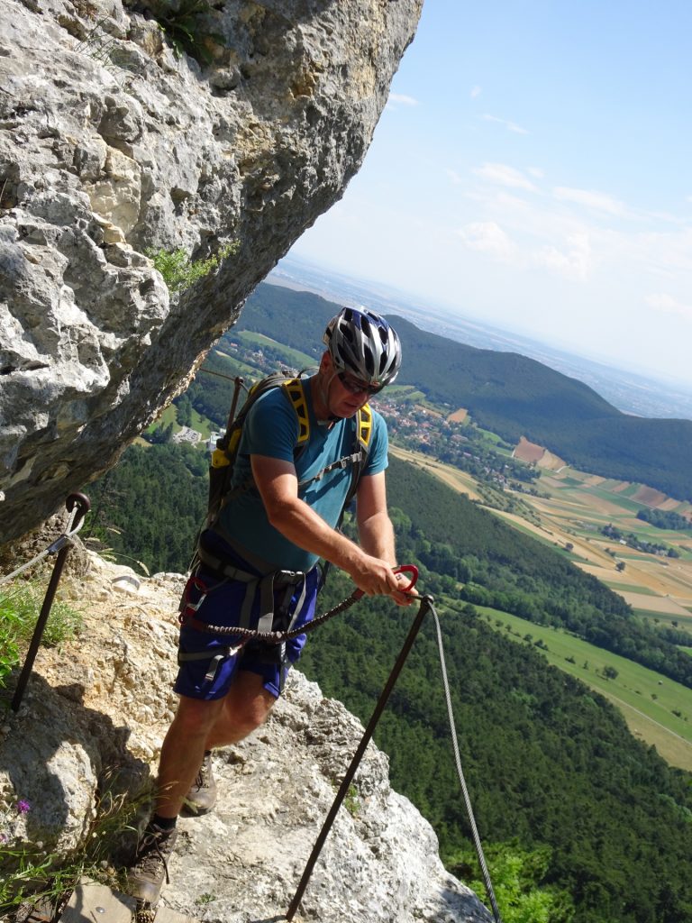 Robert continues on the trail