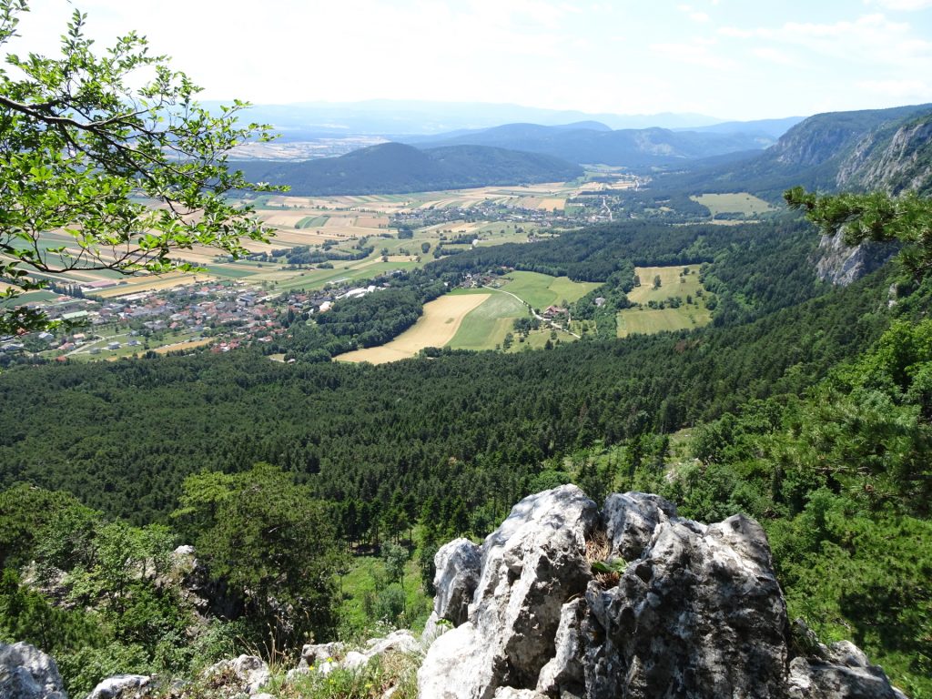 The view from Hanslsteig