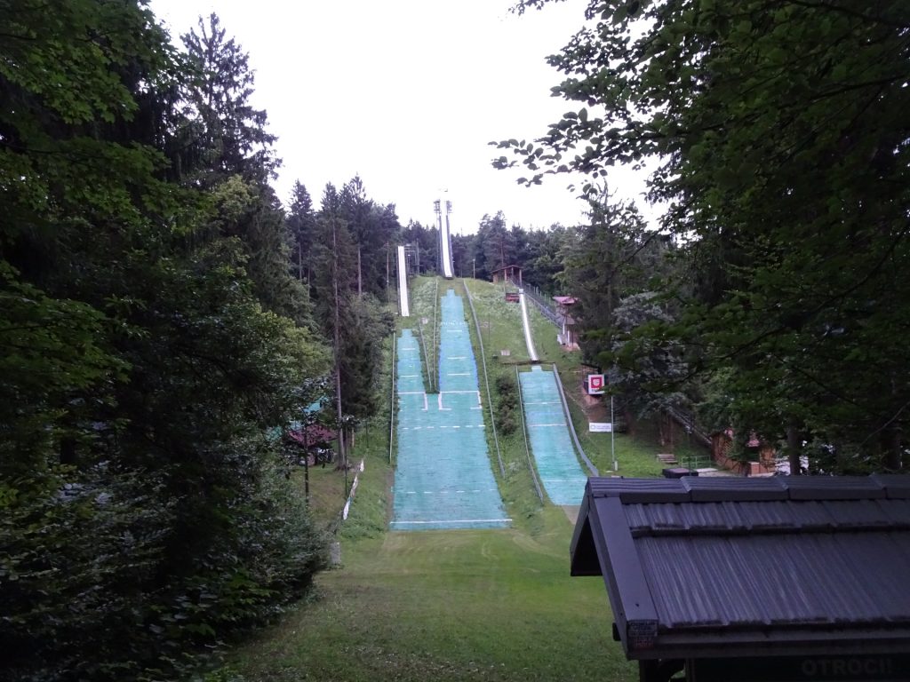 Ski jumping area