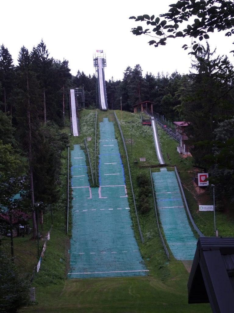 Ski jumping area