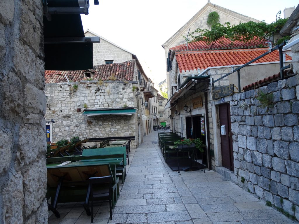Hike through the narrow streets of Omis