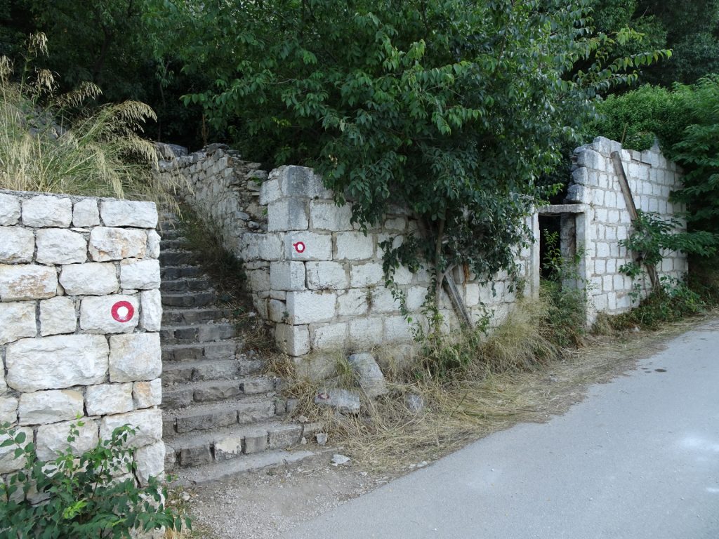 Again, turn left and use the stairs