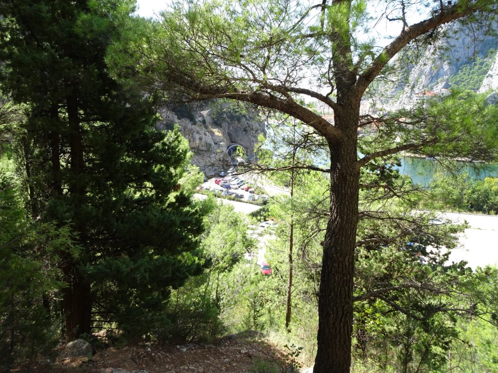 Towards the river