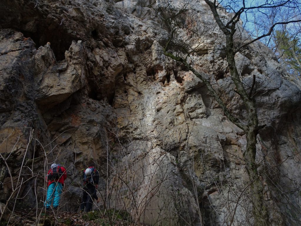 Entrance into Währingersteig (route is highlighted)