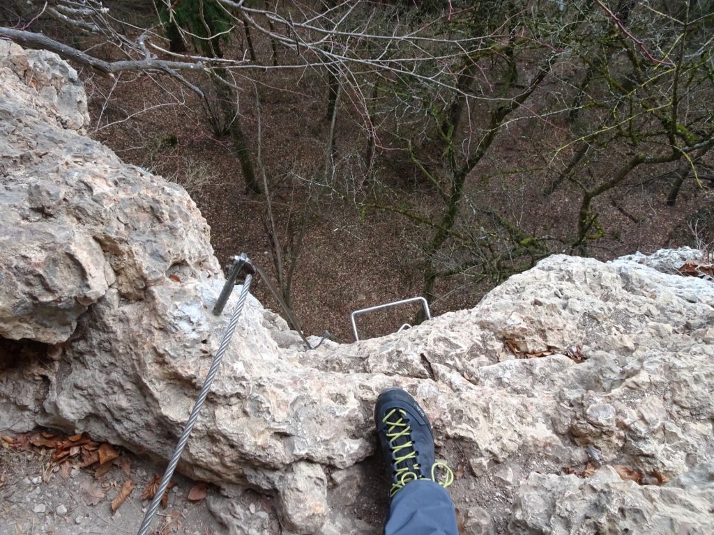 Waiting for Hannes on the plateau of Währingersteig