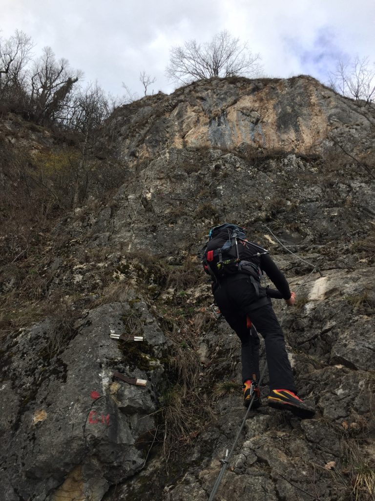 Hannes on the lower part of Ganghofersteig