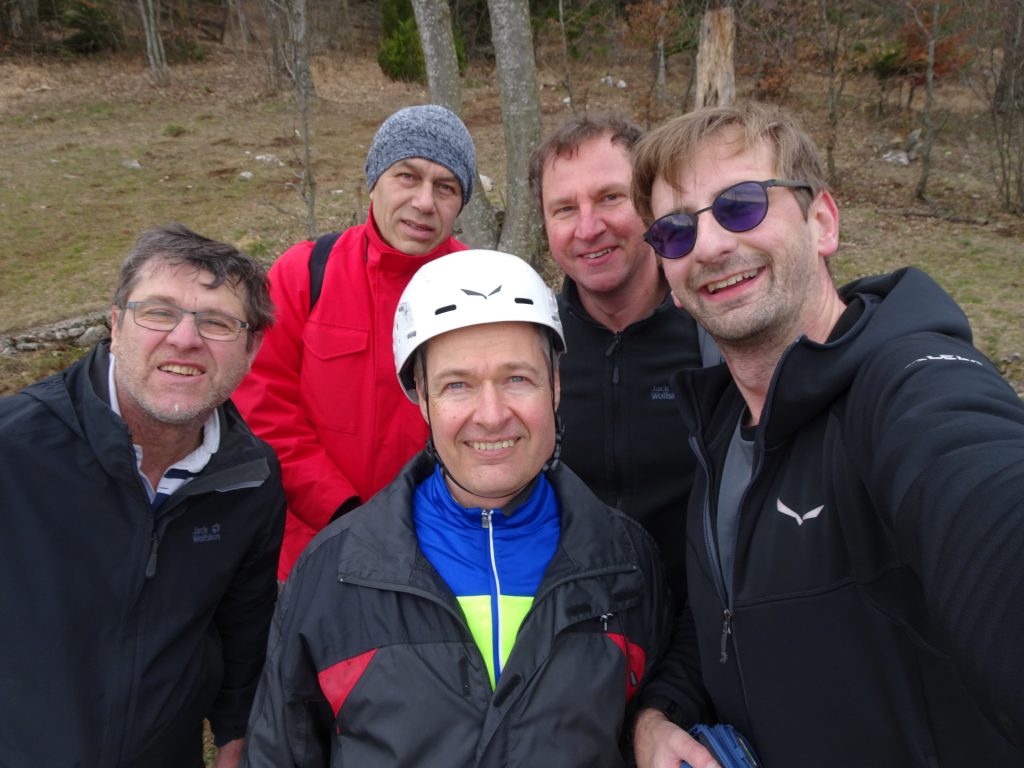 Robert, Nader, Herbert, Hannes and Stefan for a selfie