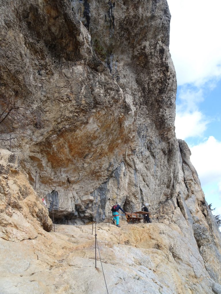 Hannes and Nader preparing for a break at Karnitsch Stüberl