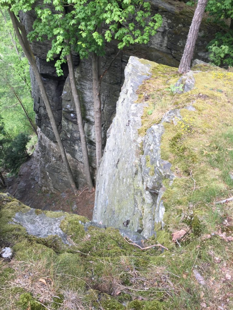 Climbing rock seen from Teufelsrast