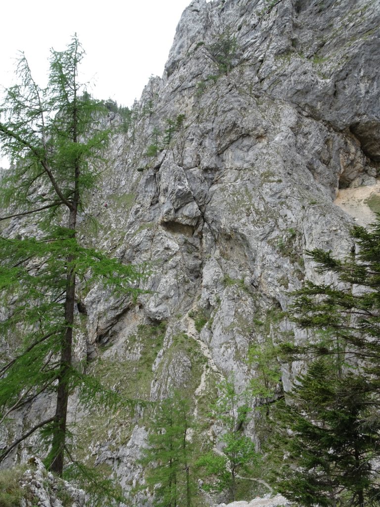 The "Teufelsbadstube" becomes visible