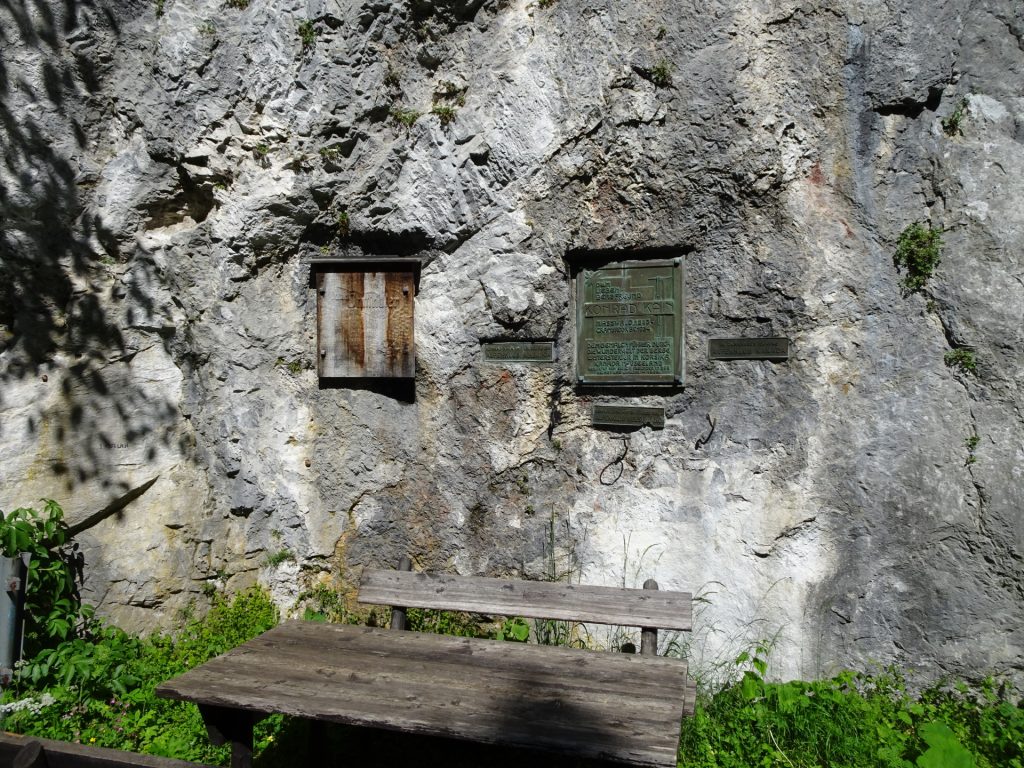 Memorial on the trail