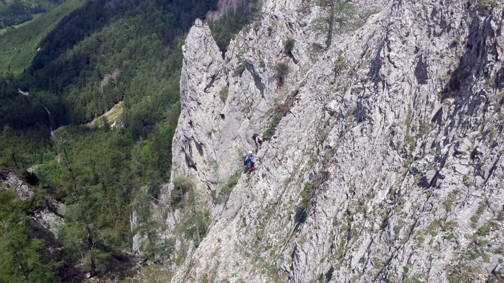 Hannes and Nader in the traverse (B)