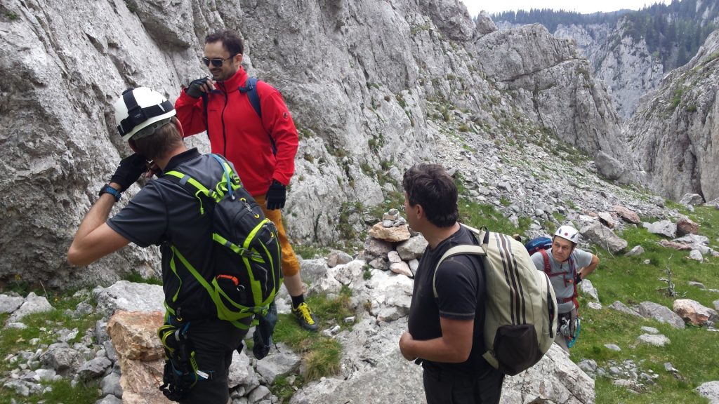 At the end of the via ferrata