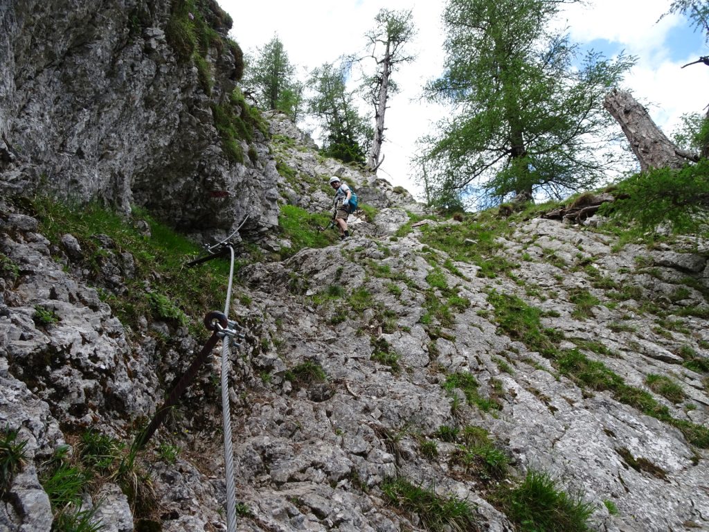 Next climbing passage of Wildfährte