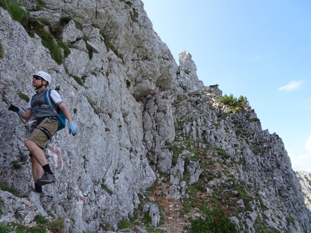 Herbert on the last few meters of Wildfährte