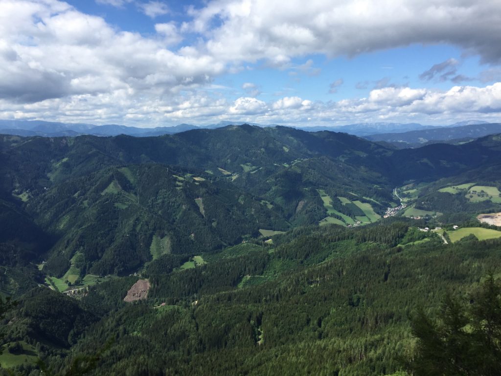 View from the terrace of "Steirischer Jokl"