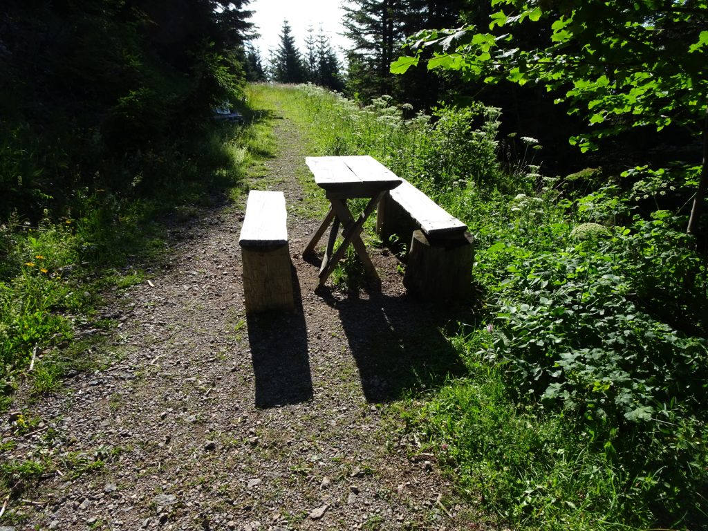 Rest place at the "Reißtalerhütte"